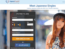 Tablet Screenshot of japancupid.com
